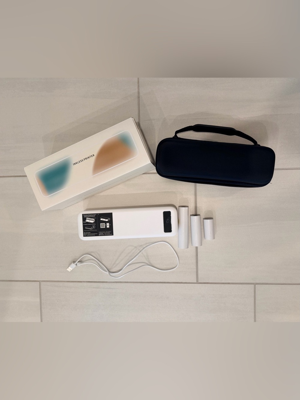 Portable Wireless Thermal Printer Bundle